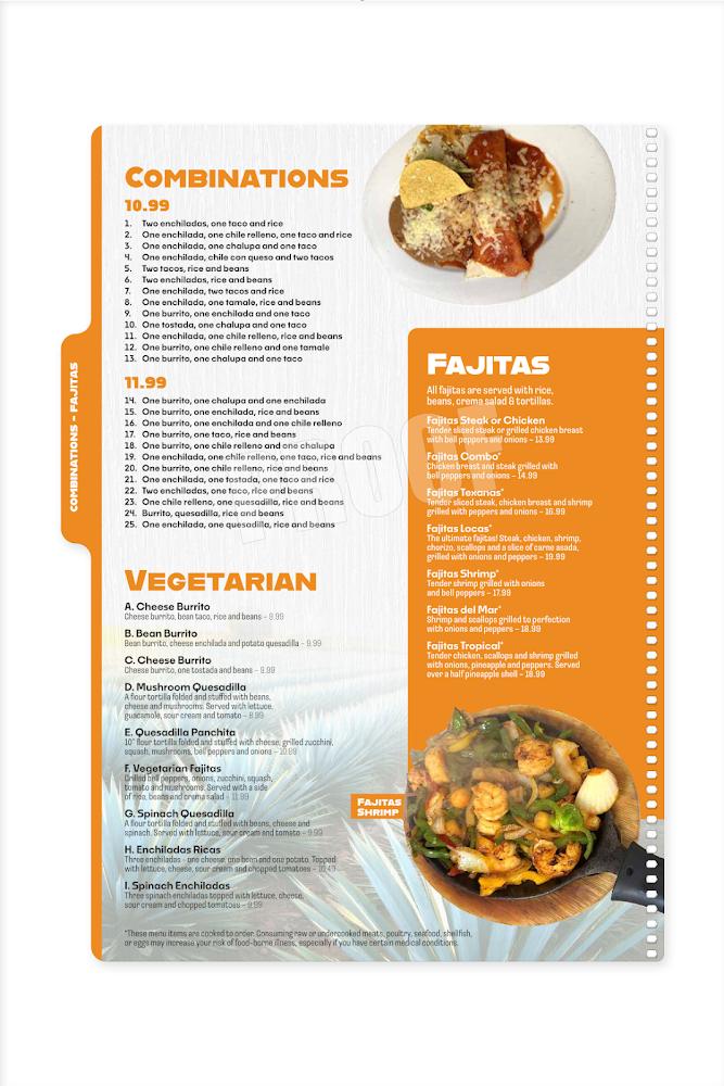 Don Miguel Mexican Restaurant Menu image 3