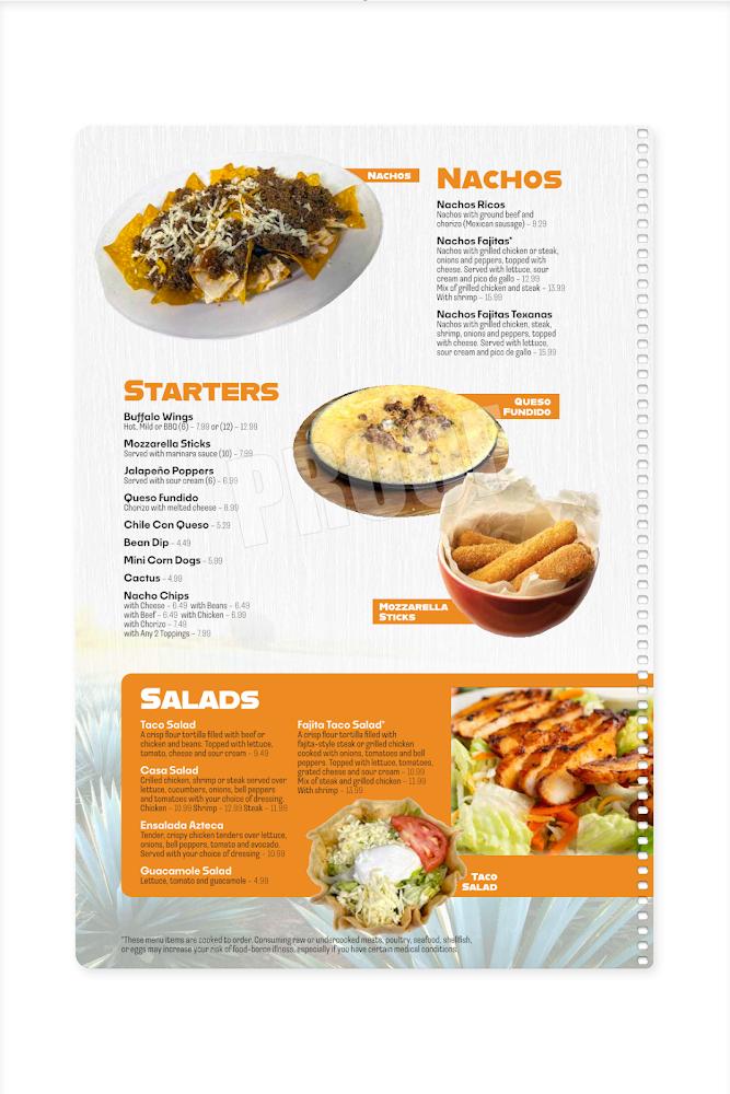 Don Miguel Mexican Restaurant Menu image 4
